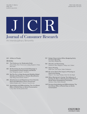 Mapping Consumers' Context-Dependent Consumption Preferences: A Multidimensional Unfolding Approach 이미지